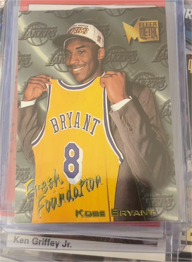1996-97 Fleer Metal #137 Kobe Bryant Fresh Foundation Rookie Card — front