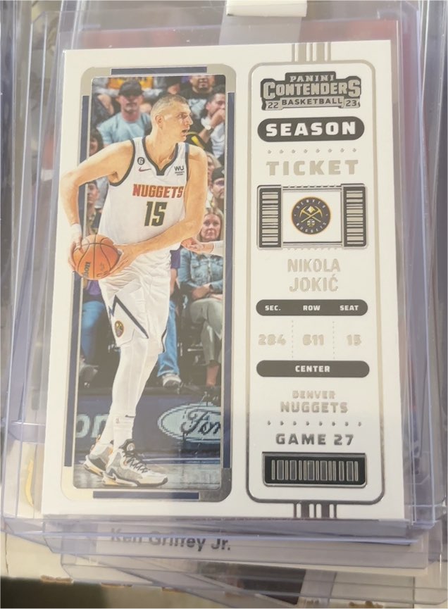 2022-23 Panini Contenders #17 Nikola Jokic — front
