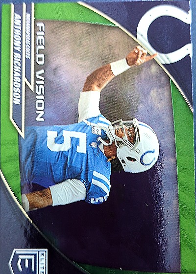 2024 Panini Donruss Elite #7 Anthony Richardson Field Vision Green — front