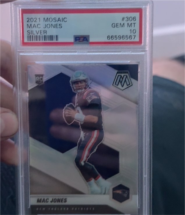 2021 Panini Mosaic #306 Mac Jones — front