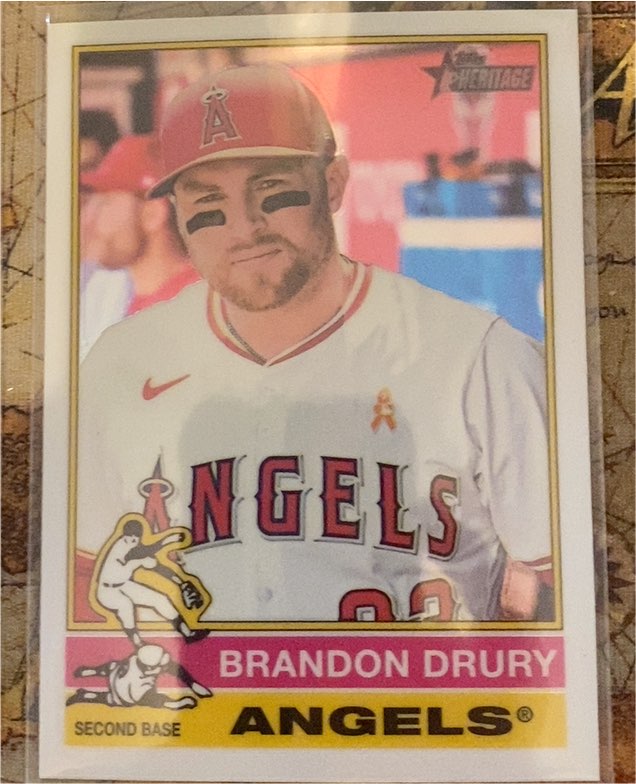 2025 Topps Heritage #283 Brandon Drury — front