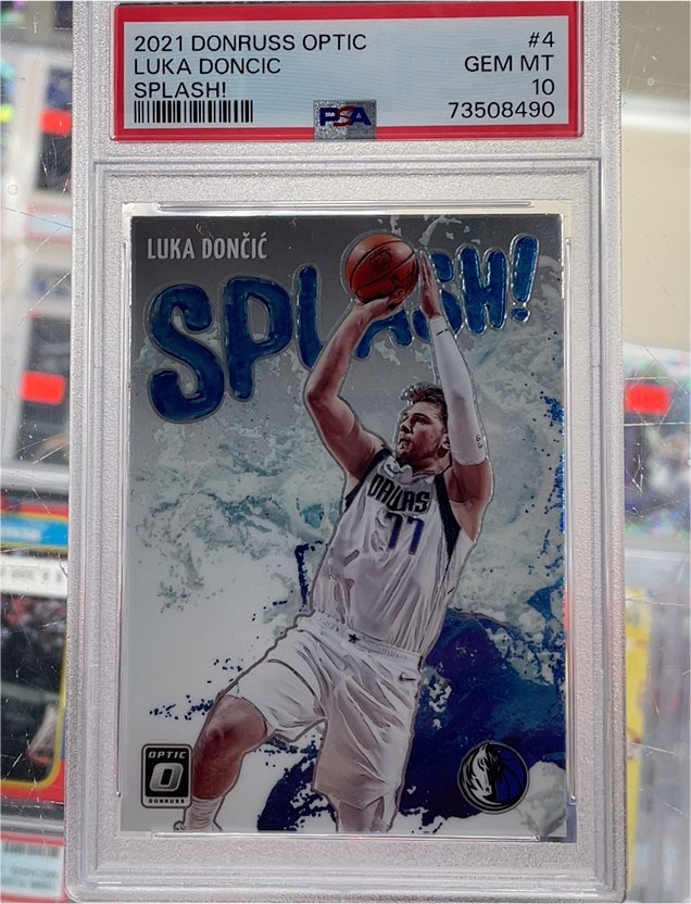 2021 Panini Donruss Optic #4 Luka Doncic Splash! — front