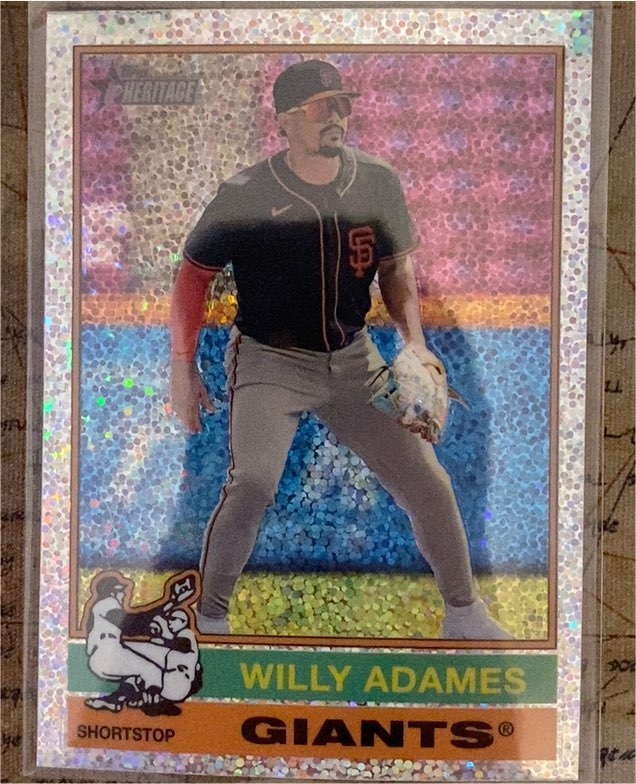 2025 Topps Heritage Chrome #122 Willy Adames — front
