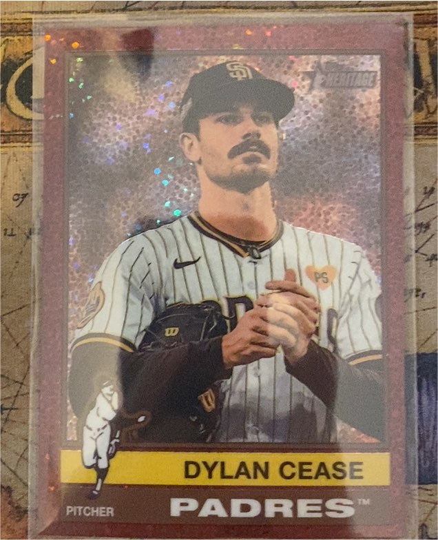 2025 Topps Heritage #259 Dylan Cease — front