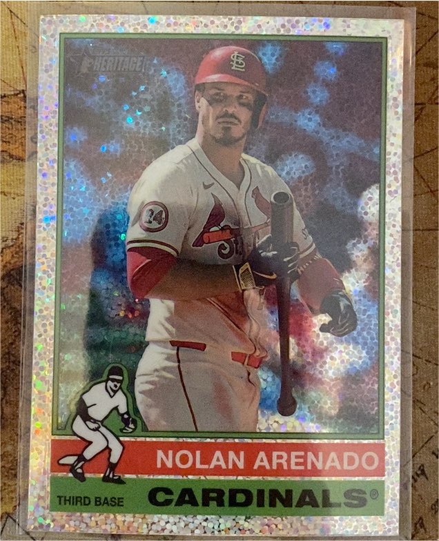 2025 Topps Heritage #499 Nolan Arenado — front