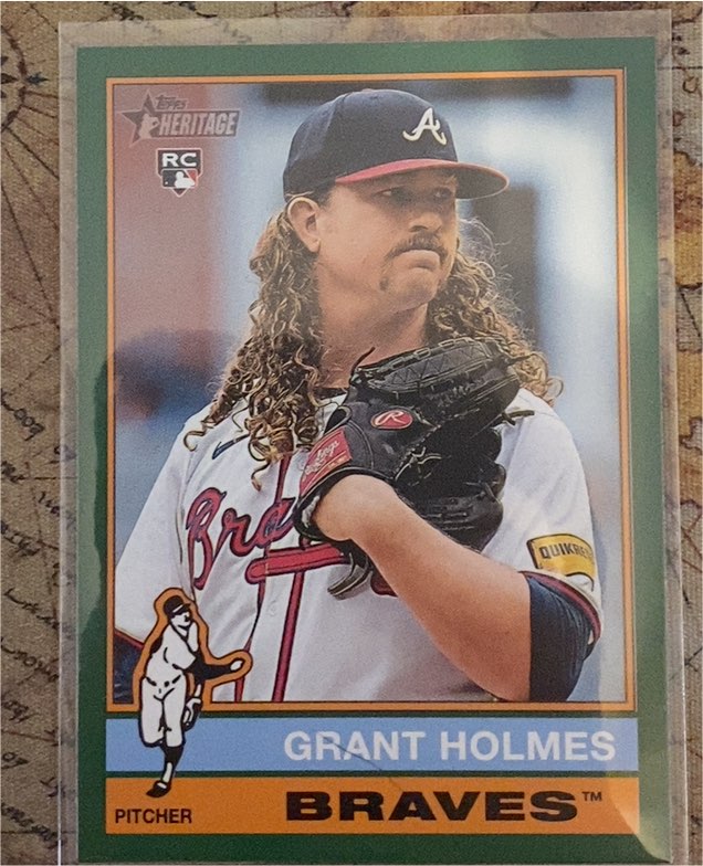 2025 Topps Heritage #22 Grant Holmes — front