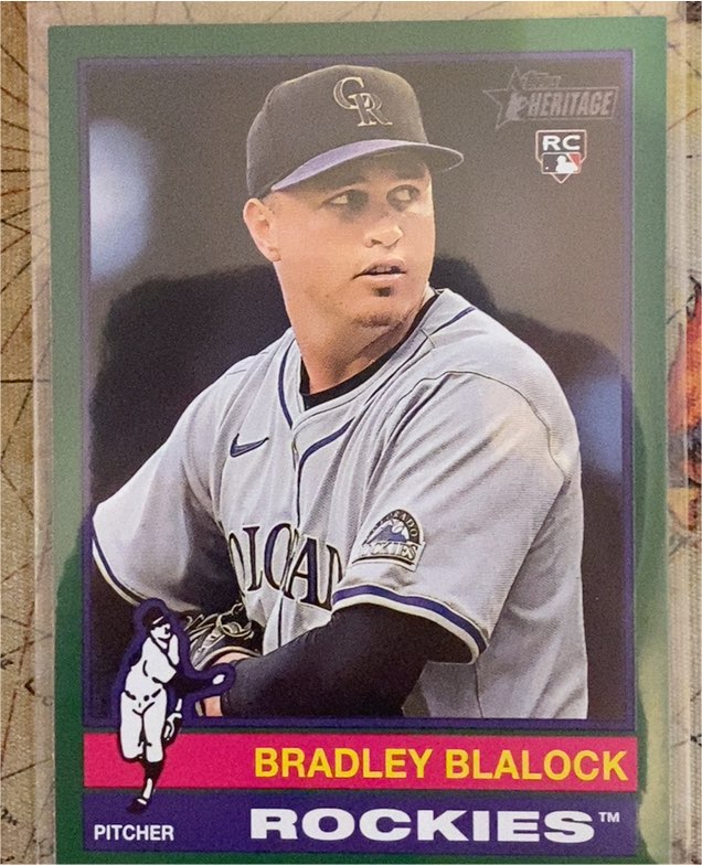 2025 Topps Heritage #351 Bradley Blalock — front