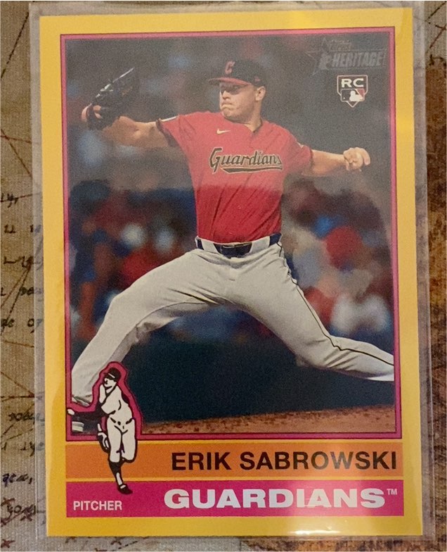 2025 Topps Heritage #433 Erik Sabrowski — front