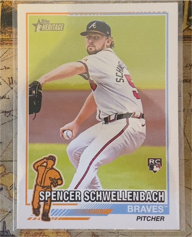 2025 Topps Heritage #76R-20 Spencer Schwellenbach — front