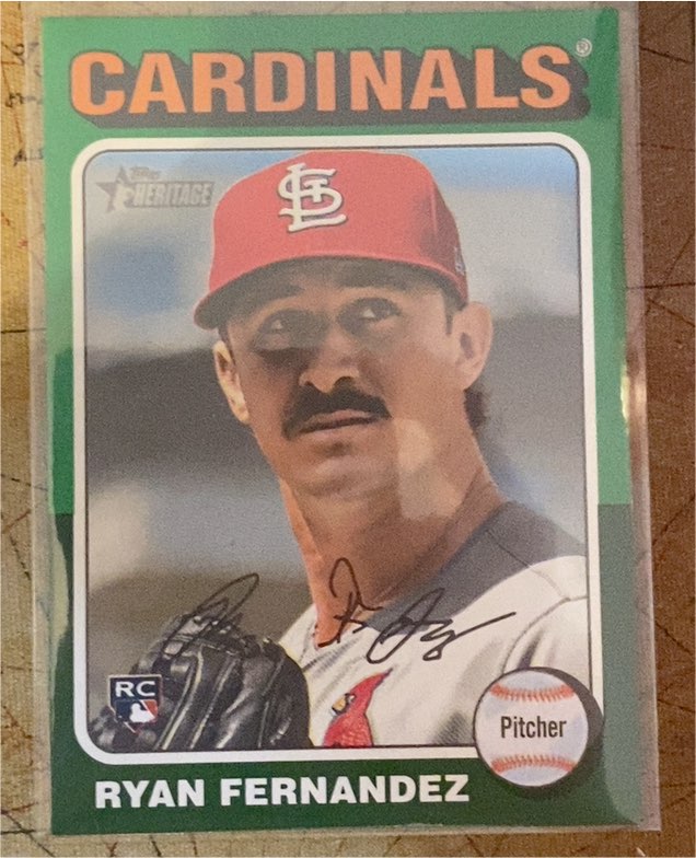 2024 Topps Heritage High Number #702 Ryan Fernandez — front