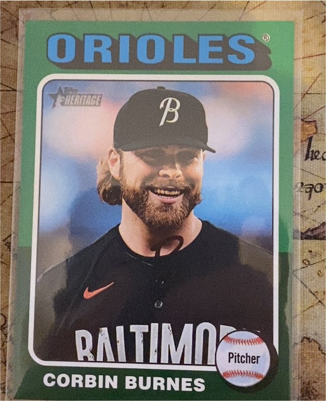 2024 Topps Heritage High Number #504 Corbin Burnes — front