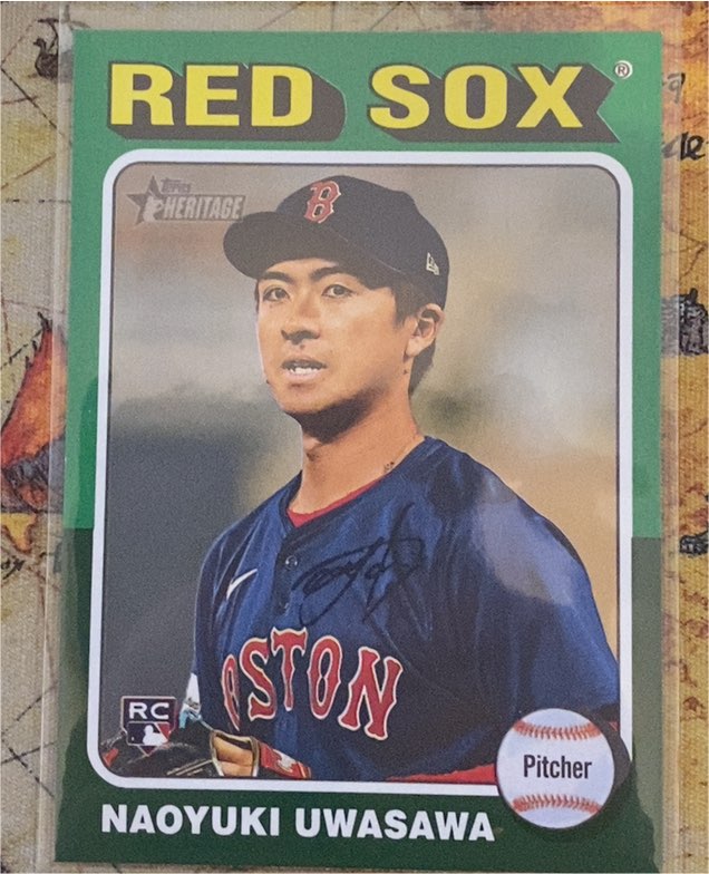 2024 Topps Heritage High Number #651 Naoyuki Uwasawa — front