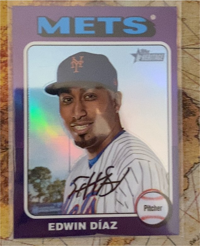 2024 Topps Heritage Mini #257 Edwin Díaz — front