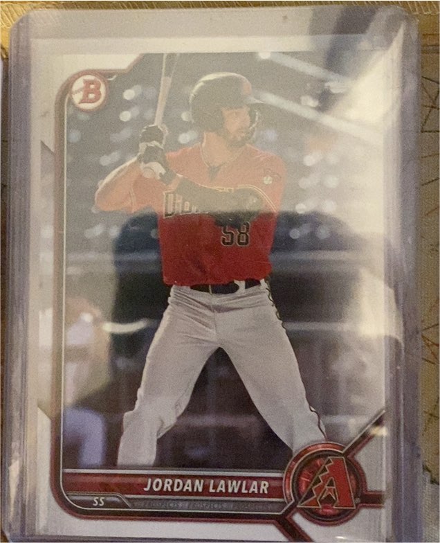 2022 Bowman Draft #BD-78 Jordan Lawlar — front