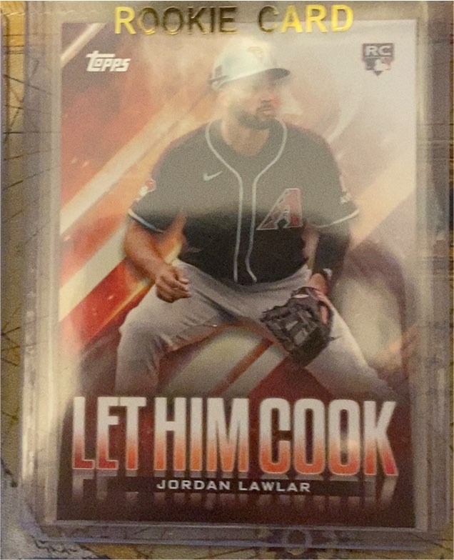 2024 Topps Update #LHC-21 Jordan Lawlar Let Him Cook Rookie Insert — front
