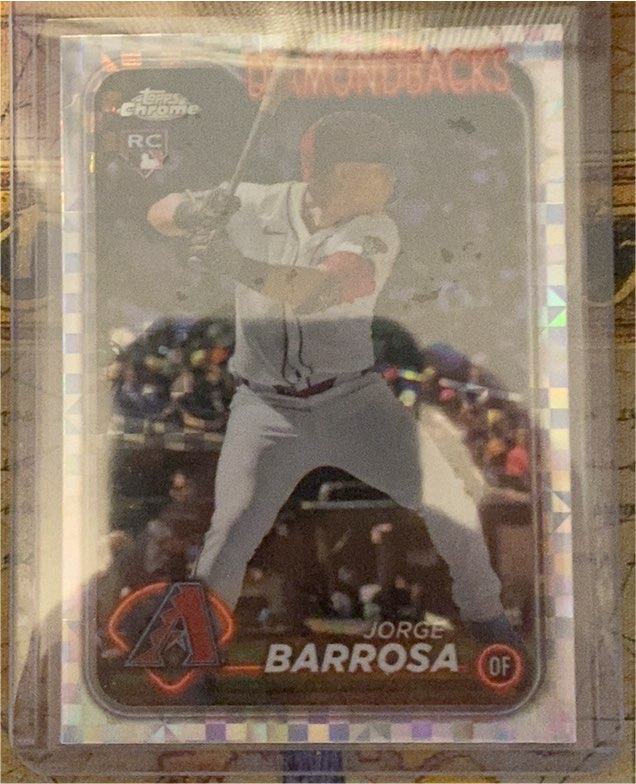 2024 Topps Chrome Update Series #USC163 Jorge Barrosa — front