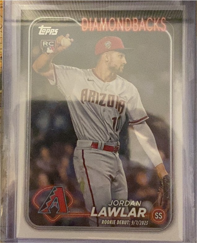 2024 Topps Update #US41 Jordan Lawlar — front