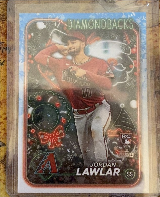 2024 Topps Holiday #H166 Jordan Lawlar — front