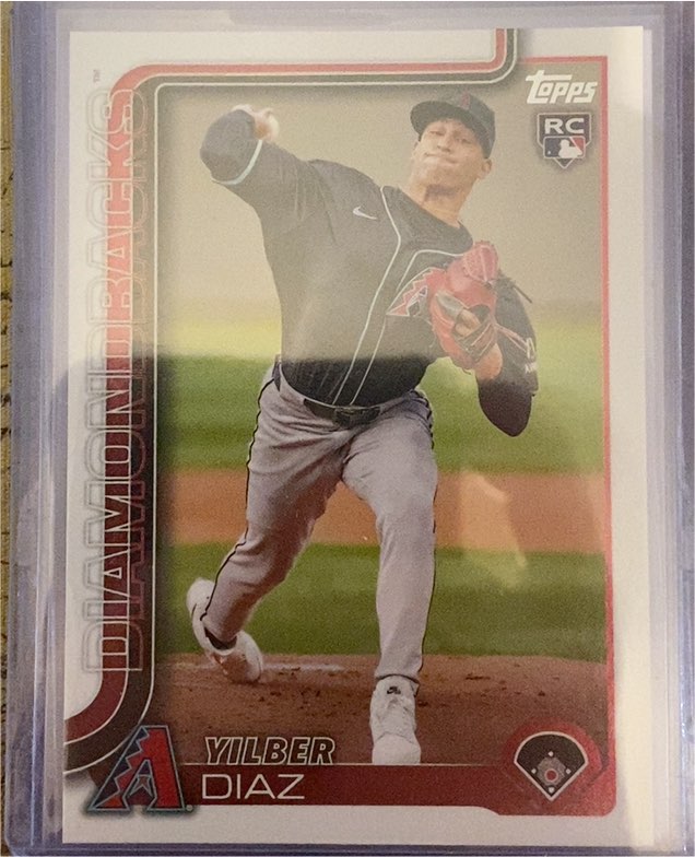 2025 Topps Series 1 #104 Yilber Diaz — front
