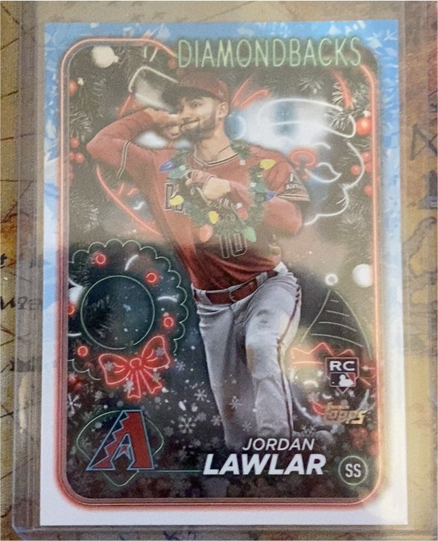2024 Topps Holiday #H166 Jordan Lawlar — front