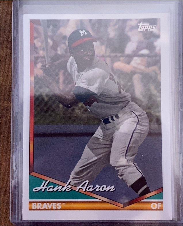 2024 Topps Archives #296 Hank Aaron Milwaukee Braves — front