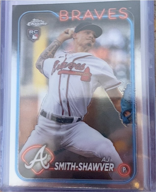 2024 Topps Chrome #19 AJ Smith-Shawver — front