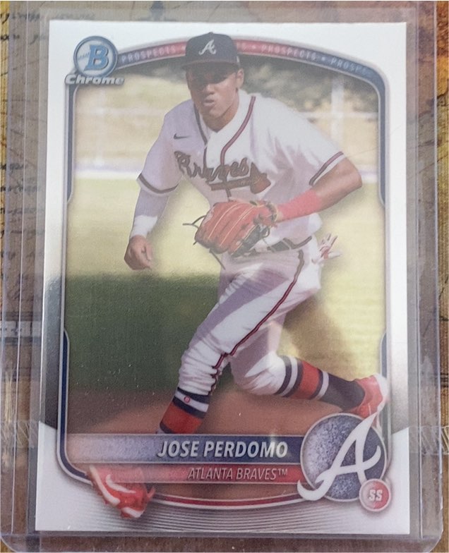 2025 Bowman Chrome Prospects #BCP-106 Jose Perdomo — front