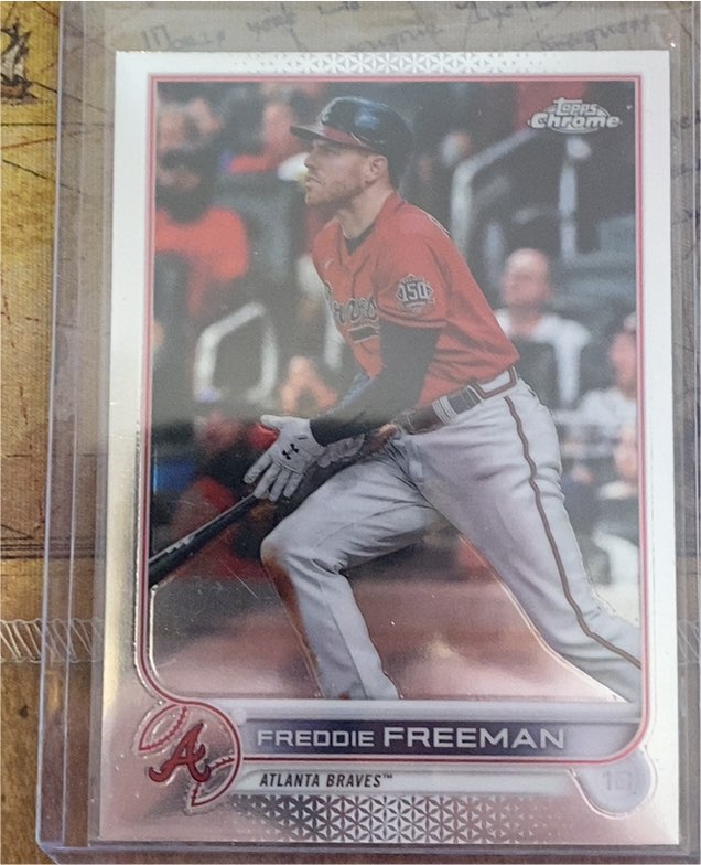 2022 Topps Chrome #14 Freddie Freeman — front