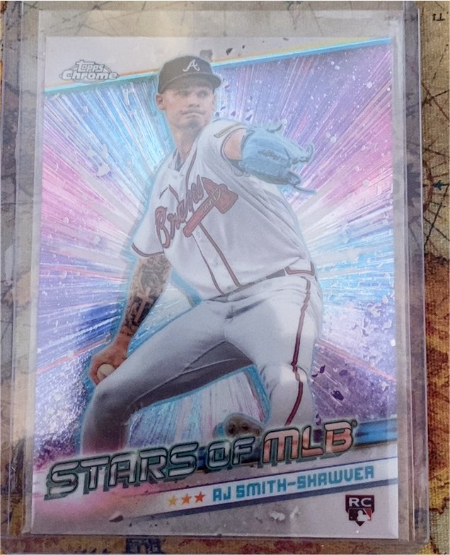 2024 Topps Update Stars of MLB Chrome #CSMLB-75 AJ Smith-Shawver — front