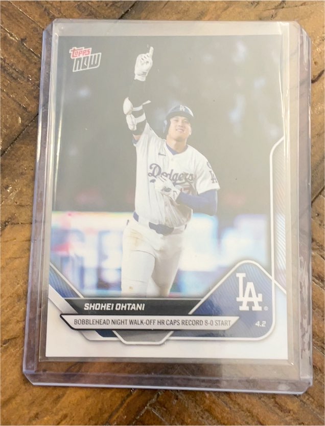 2025 Topps Now #35 Shohei Ohtani — front