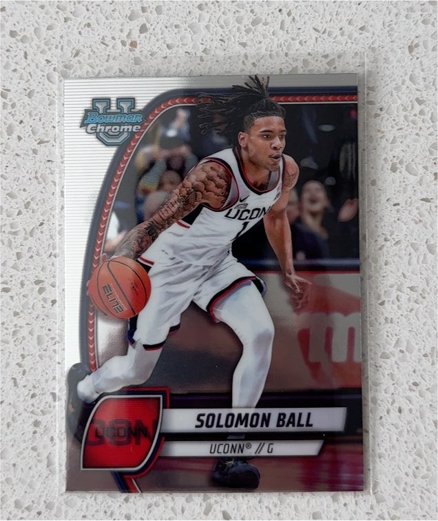2024-25 Bowman University Chrome #87 Solomon Ball — front