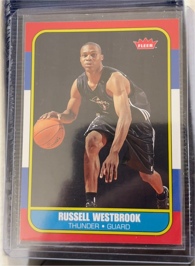 2008-09 Fleer 1986-87 Retro Rookies #86R-166 Russell Westbrook — front