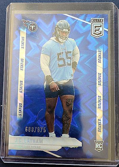 2024 Donruss Elite #141 J.C. Latham Status Blue — front