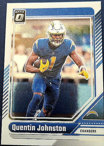 2024 Donruss Optic #108 Quentin Johnston — front