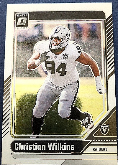 2024 Panini Donruss Optic #104 Christian Wilkins — front