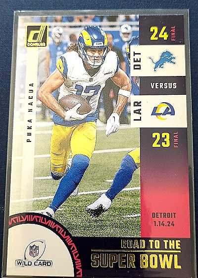 2024 Donruss Road to the Super Bowl #SBWC4 Puka Nacua — front