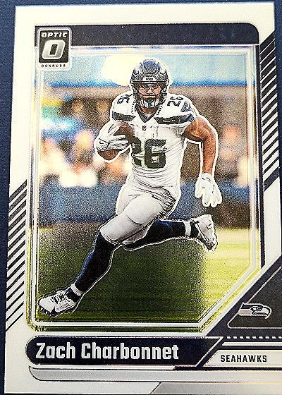 2024 Panini Donruss Optic #179 Zach Charbonnet — front