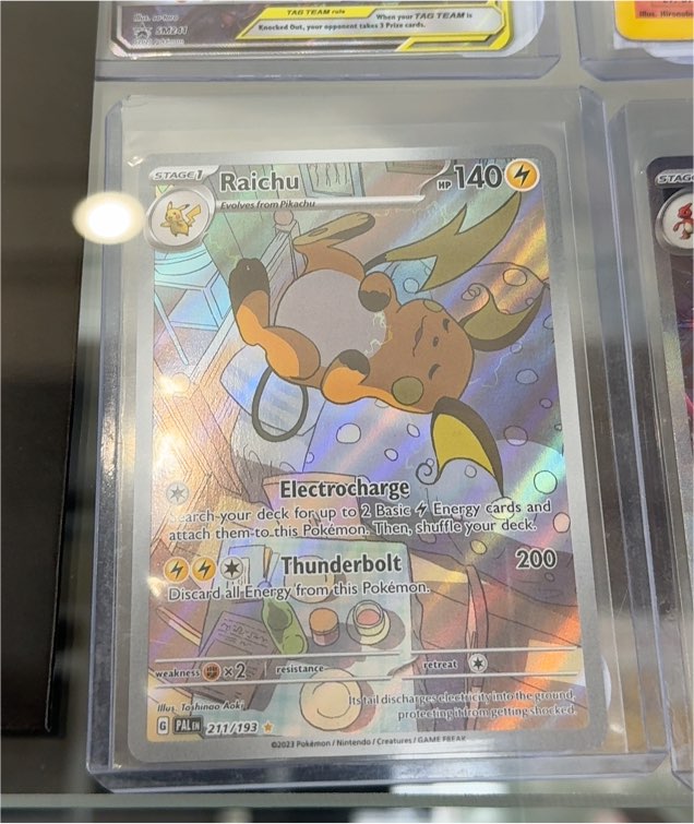 2023 Pokémon Sv02: Paldea Evolved #211 Raichu Illustration Rare — front