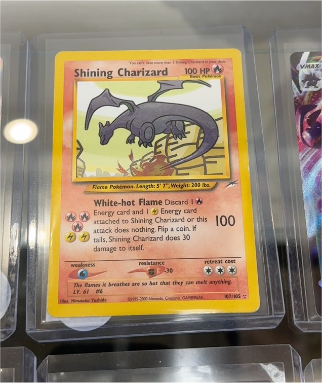 2002 Neo Destiny #107 Shining Charizard — front