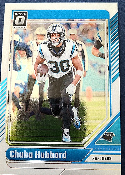 2024 Donruss #117 Chuba Hubbard — front