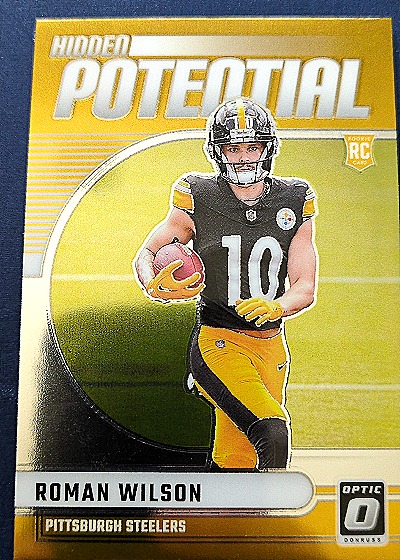 2024 Donruss Optic #4 Roman Wilson Hidden Potential — front