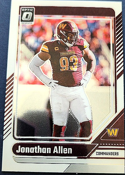 2024 Donruss Optic #200 Jonathan Allen — front