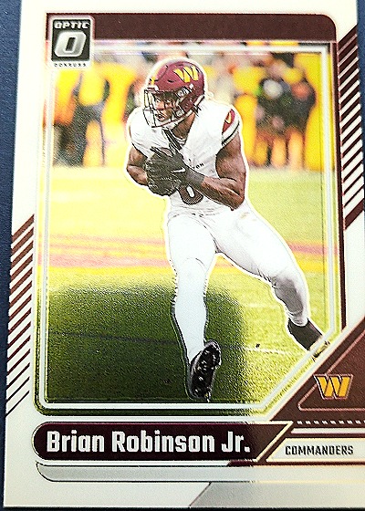 2024 Panini Donruss Optic #195 Brian Robinson Jr. — front