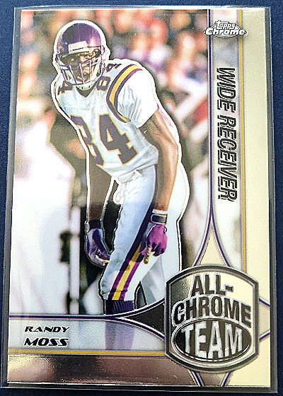 2024 Topps Chrome #ACT-5 Randy Moss All-Chrome Team — front
