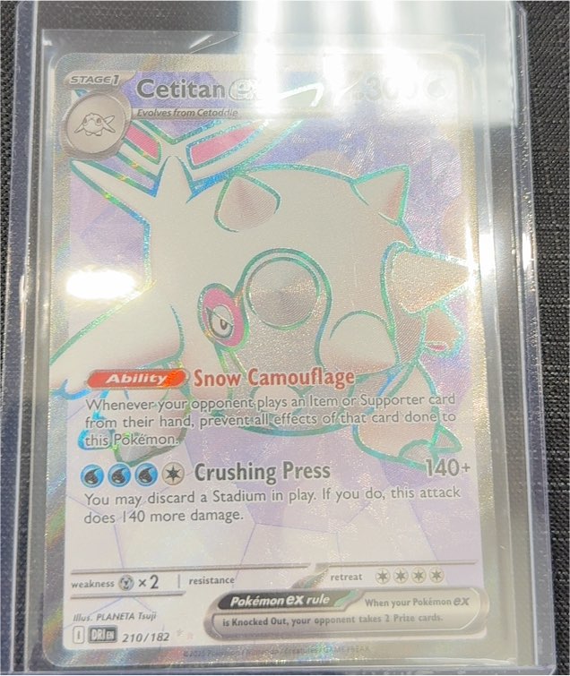 2025 Pokémon TCG #210 Cetitan ex — front