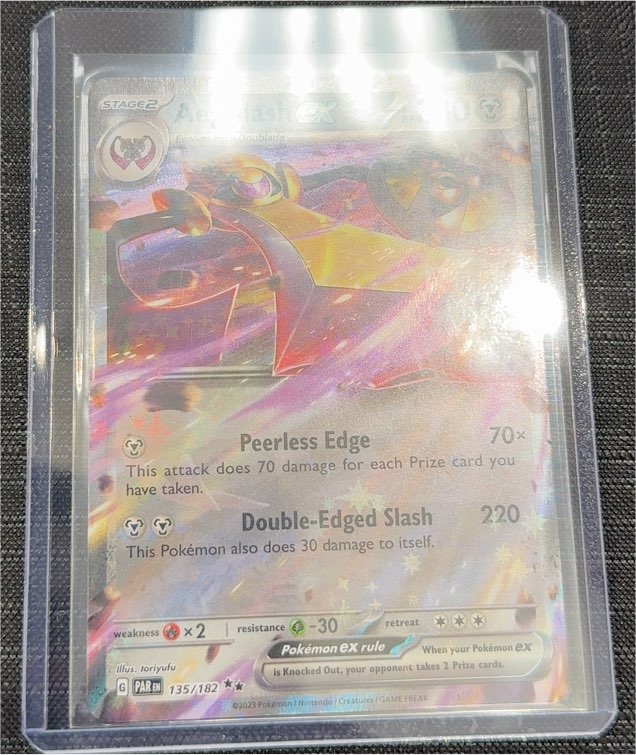 2023 Pokémon Paradox Rift #135 Aegislash EX — front