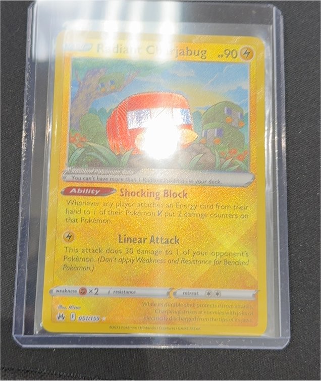 2023 Pokémon Crown Zenith #051 Radiant Charjabug — front