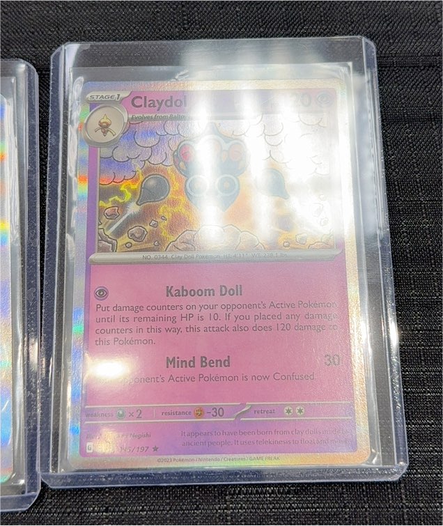 2023 Pokémon Scarlet & Violet Obsidian Flames #095 Claydol — front