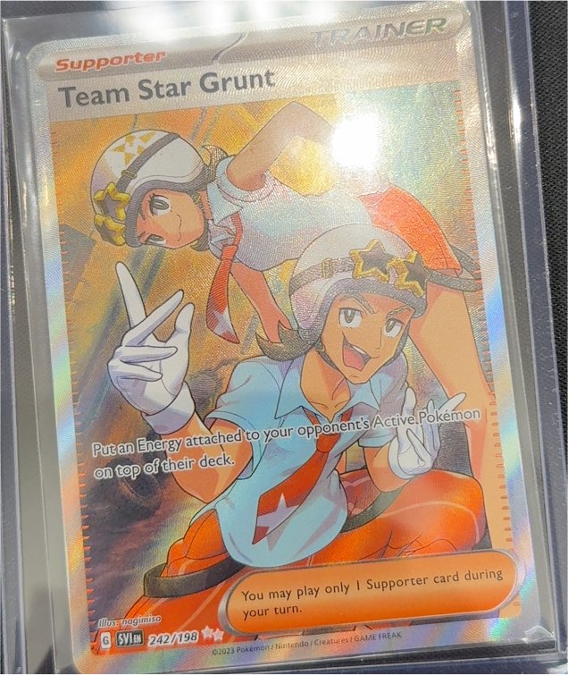 2023 Pokémon Scarlet & Violet #242 Team Star Grunt — front