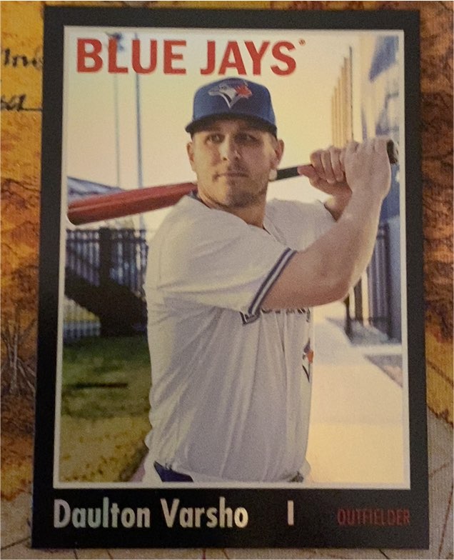 2024 Topps Archives #185 Daulton Varsho Toronto Blue Jays — front